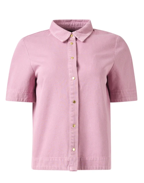 Camilia Pink Denim Top