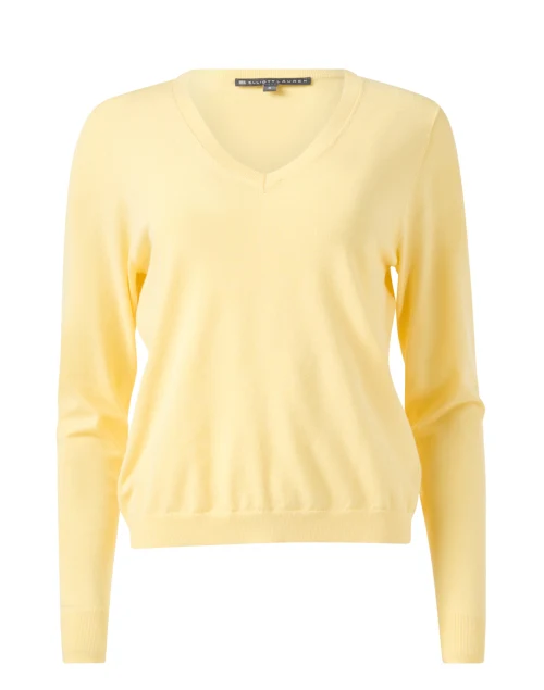 Yellow V-Neck Sweater