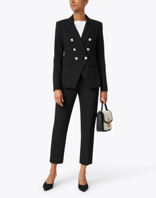 Miller Black Dickey Jacket with Silver Buttons