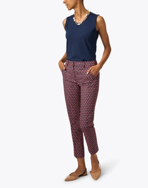 Navy Pima Cotton Tank
