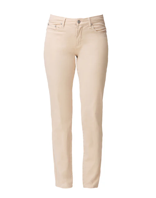 Sand Tapered Straight Leg Stretch Cotton Jean