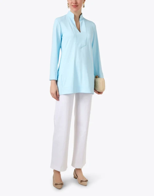 Chris Blue Tunic Top
