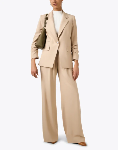 Marbeau Khaki Wide Leg Pant