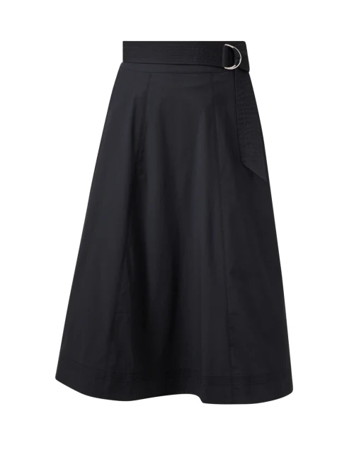 Facia Black Cotton Skirt