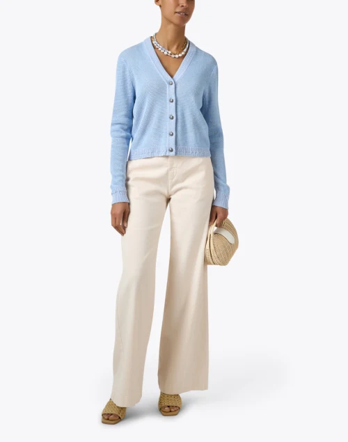 Anthia Light Blue Sequin Cardigan