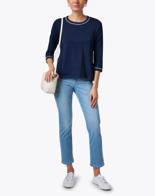 Girlfriend Straight Blue Jean