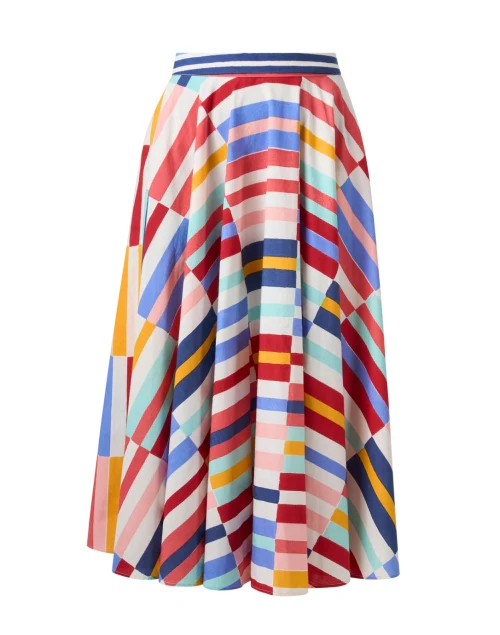 Multi Print Cotton Skirt
