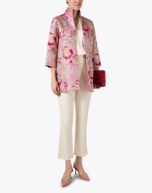 Rita Pink Multi Jacquard Jacket