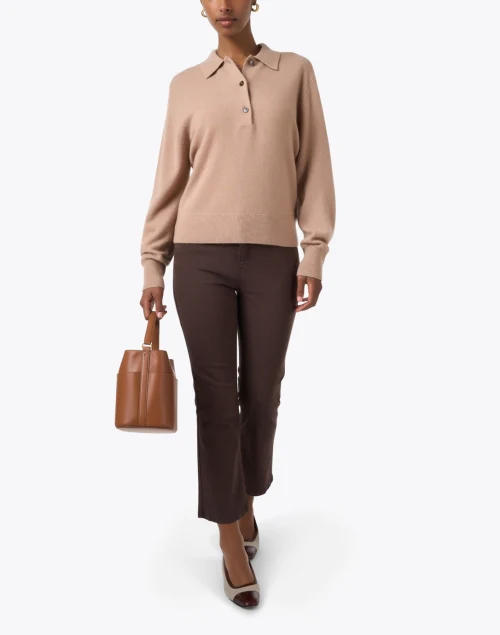 Brown Stretch Bootcut Jean