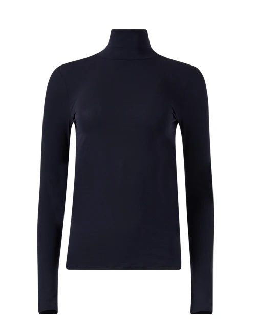 Navy Knit Top
