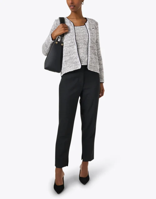 Navy and Grey Cardigan