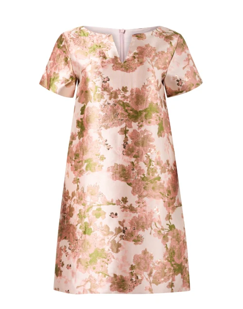 Lulu Blush Pink Jacquard Dress