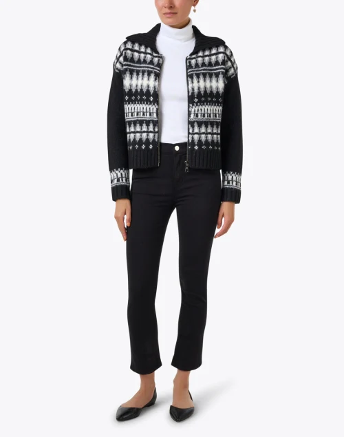 Powder Puff Black Knit Jacket