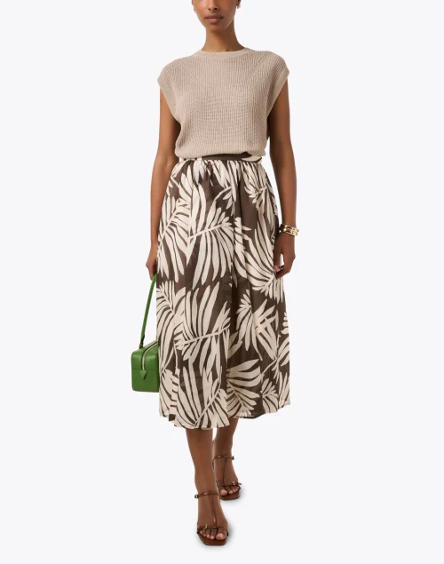 Panna Beige Knit Top