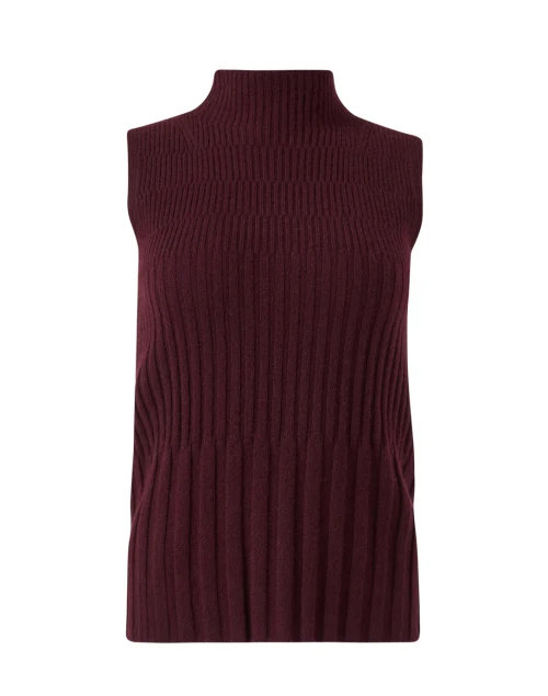 Clove Burgundy Cashmere Top