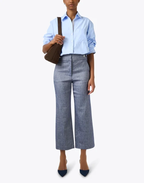 Pia Oxford Blue Shirt