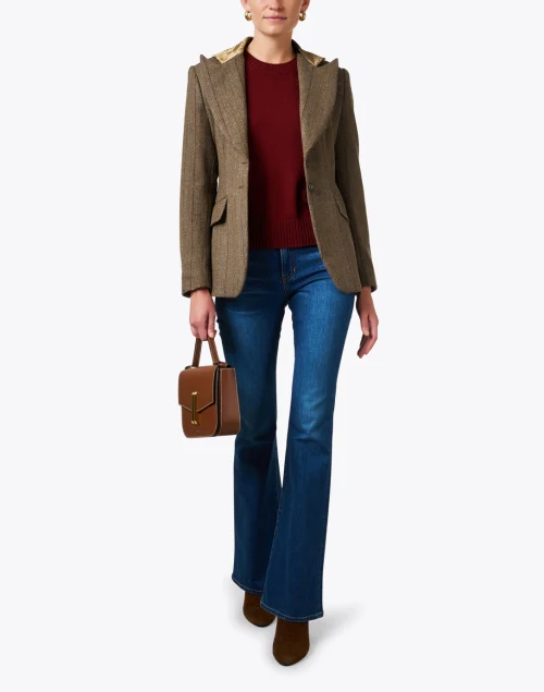 Swing Brown Stripe Tweed Jacket