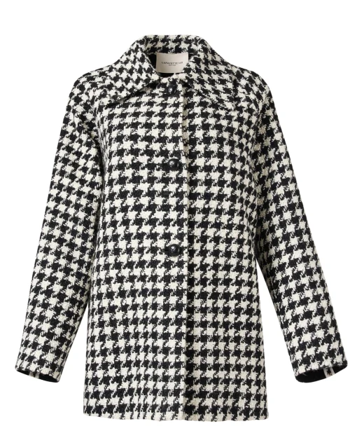 Oversized Black Multi Coat