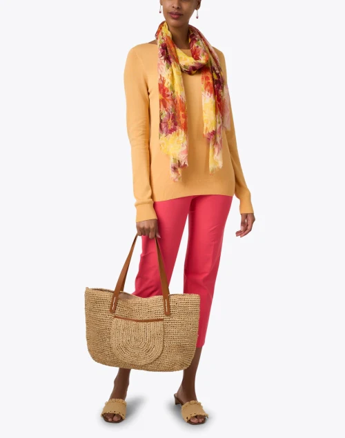 Orange Boatneck Sweater