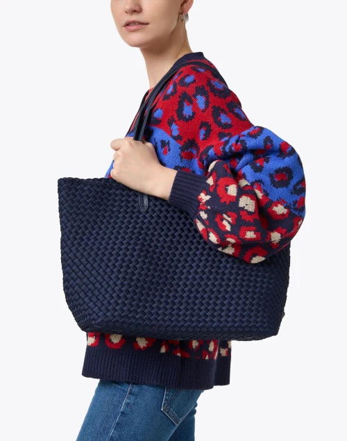 Jet Setter Navy Shoulder Bag