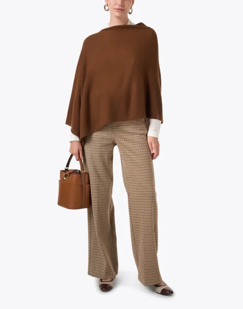 Light Brown Cashmere Ruana