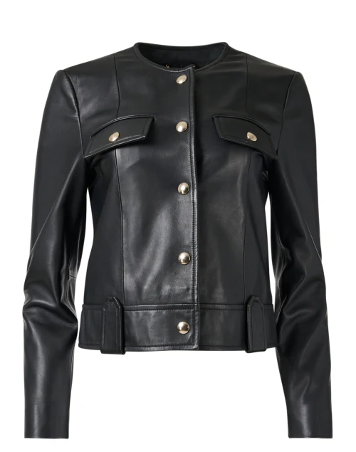 Black Nappa Leather Jacket