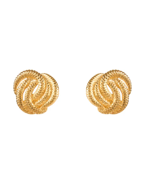 Elaina Gold Knot Earrings