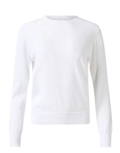 White Cotton Sweater
