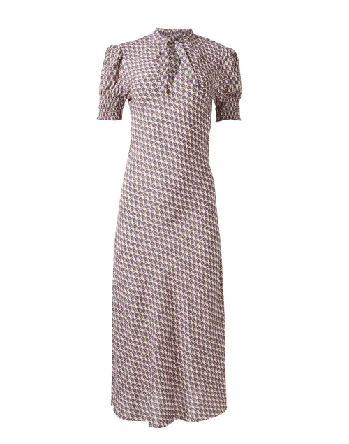 Cerise Multi Print Dress
