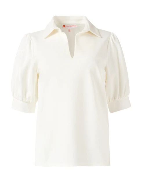 Katia Cream Ponte Top