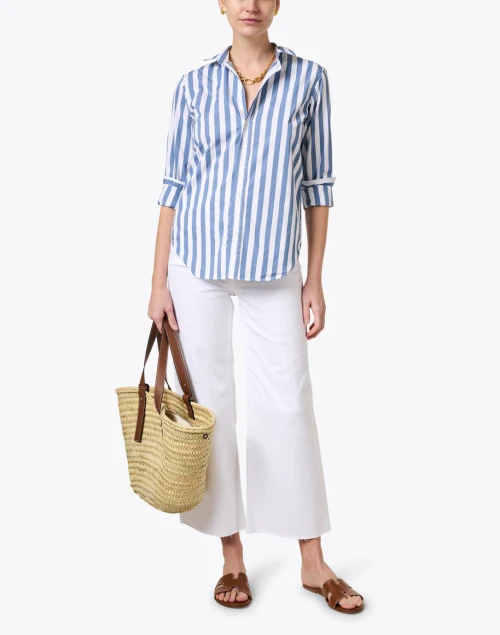Saige White High Rise Straight Leg Jean
