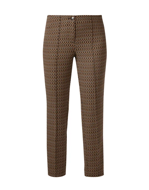 Anna Brown Print Pant