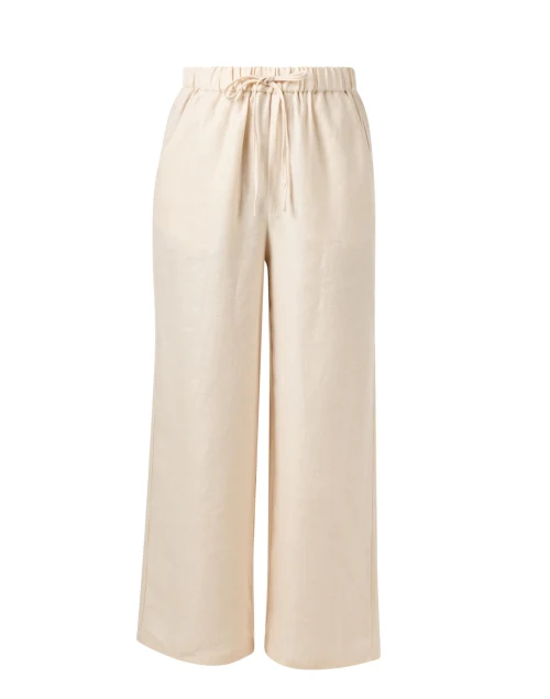 Lillian Beige Wide Leg Pant