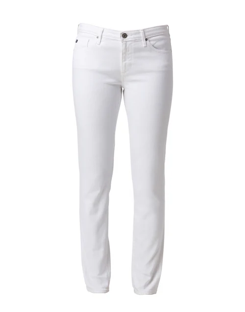 Prima White Slim Leg Jean
