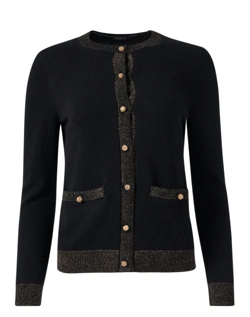 Black Cashmere Cardigan