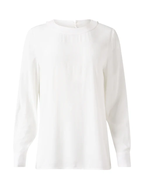 Philippine Ivory Tie Neck Shirt
