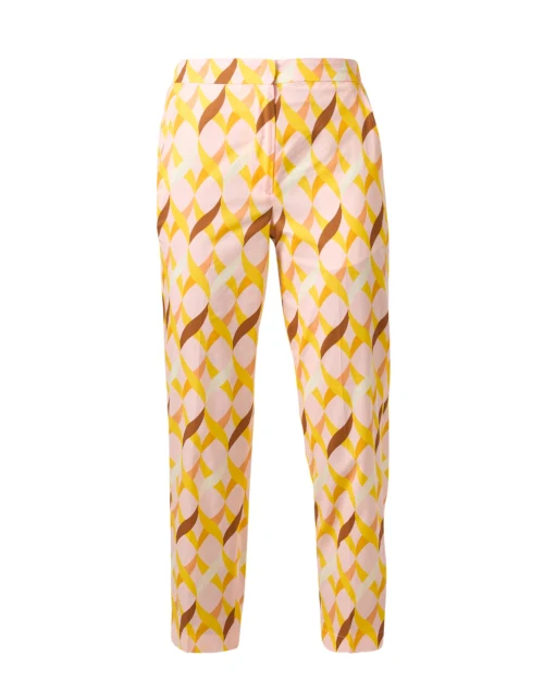 Multi Geometric Print Cotton Pant