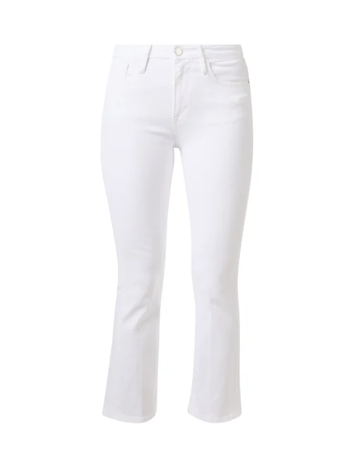 Le Crop White Bootcut Jean