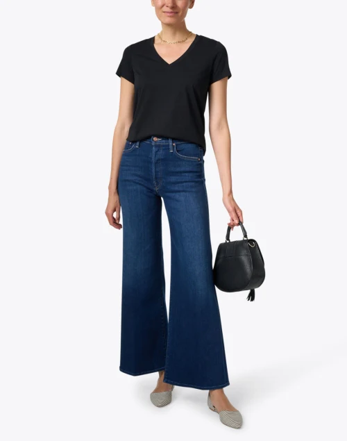 Modern Black Cotton Tee