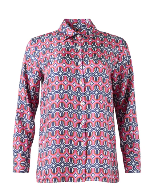 Mariela Multi Geometric Print Top