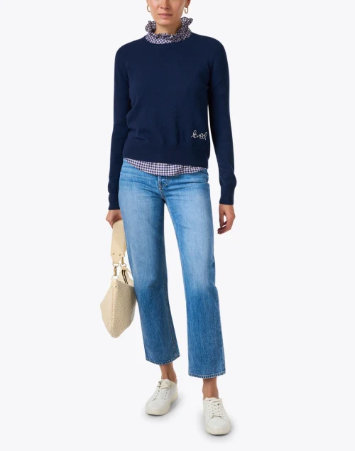 Indigo Cashmere Sweater