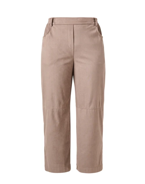 Taupe Faux Suede Pant