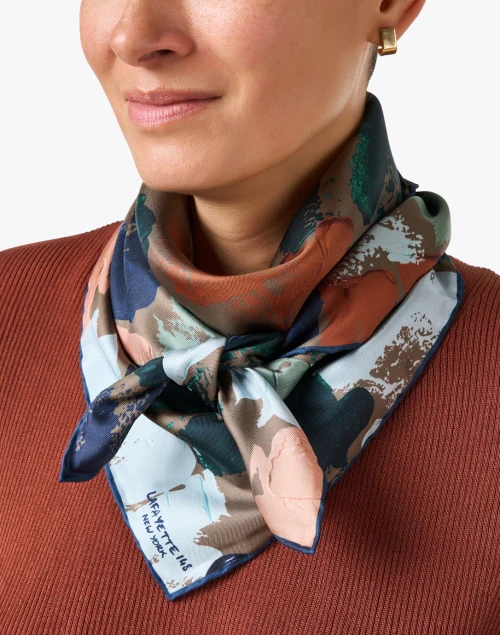 Multi Painters Print Scarf
