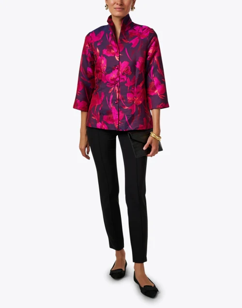 Ronette Pink Floral Print Jacket