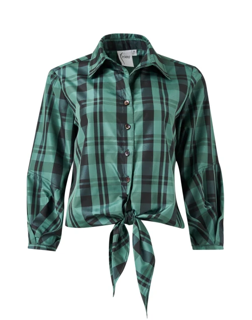 Emmy Green Plaid Top