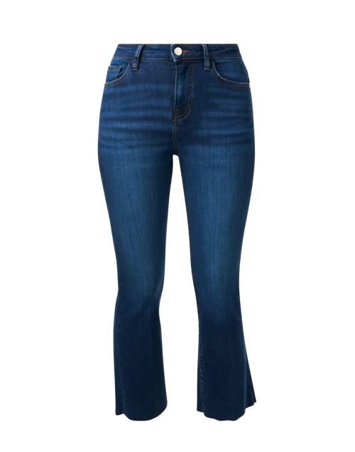 Le Crop Blue Bootcut Jean