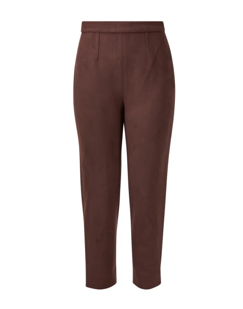 Lucy Brown Suede Ankle Pant