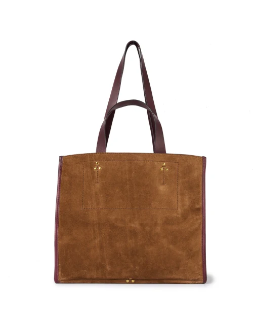 Leon Brown Suede Bag