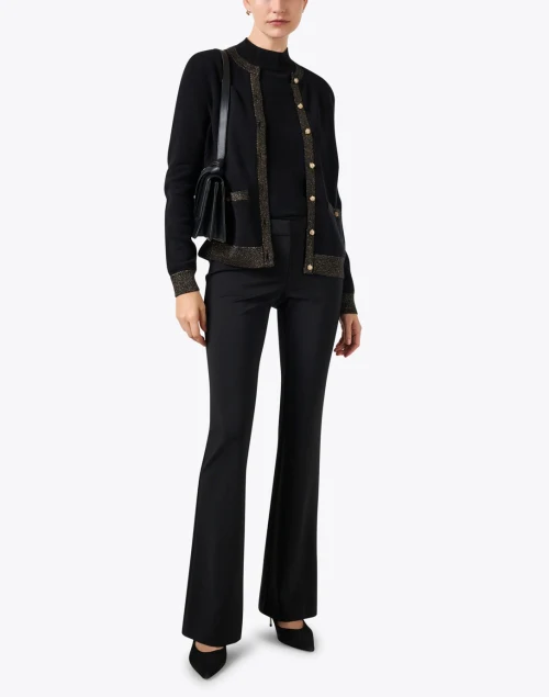 Black Cashmere Cardigan