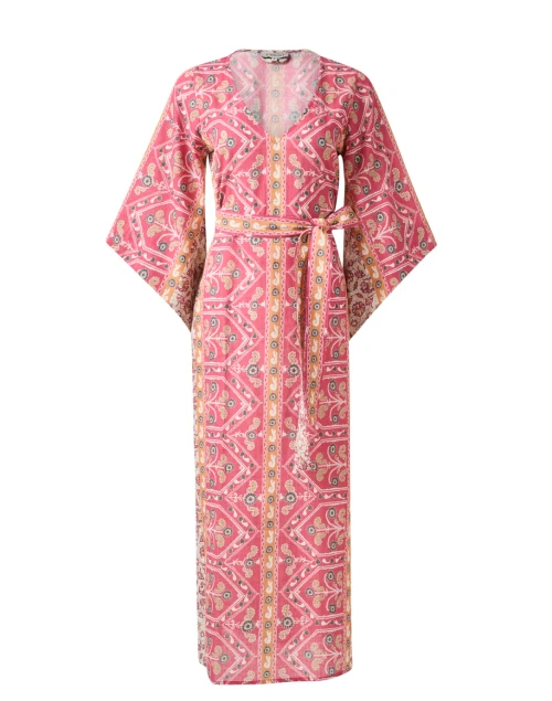Salma Pink Print Dress